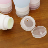 Maxbell 4 Pieces Silicone Mini Shampoo Sample Cosmetic Bottle Travel Containers 48ml