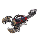 Maxbell Fashion Crystal Scorpion Brooch Pin Rhinestone Personality Brestpin Black