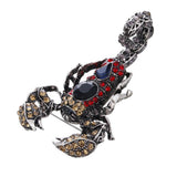 Maxbell Fashion Crystal Scorpion Brooch Pin Rhinestone Personality Brestpin Black