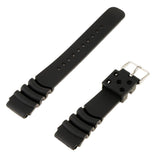 Maxbell Durable Silicone Waterproof Sport Watch Band Strap Deployment Clasp 20mm