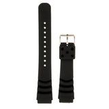 Maxbell Durable Silicone Waterproof Sport Watch Band Strap Deployment Clasp 20mm
