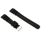 Maxbell Durable Silicone Waterproof Sport Watch Band Strap Deployment Clasp 20mm