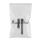 Maxbell Durable Silicone Waterproof Sport Watch Band Strap Deployment Clasp 20mm