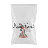 Maxbell Crystal Sika Deer Christmas Boot Bell Angel Apple Pin Brooch Christmas Angel