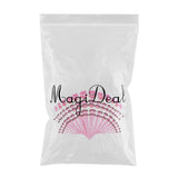 Maxbell 48pcs Acrylic Ear Stretchers Expander Ear Tapers Heart Tunnels Plugs Pink