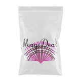 Maxbell 48pcs Acrylic Ear Stretchers Expander Ear Tapers Heart Tunnels Plugs Purple