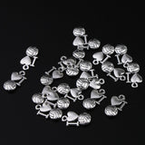 Maxbell 20 Pieces Charms Pendant Findings Beads Jewelry Making Crafts  I Love Ball