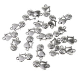 Maxbell 20 Pieces Charms Pendant Findings Beads Jewelry Making Crafts  I Love Ball