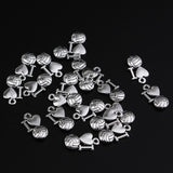 Maxbell 20 Pieces Charms Pendant Findings Beads Jewelry Making Crafts  I Love Ball