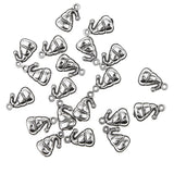 Maxbell 20 Pieces Stainless Steel Pendant Charms Beads Findings Supply Cucurbit