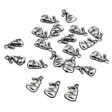 Maxbell 20 Pieces Stainless Steel Pendant Charms Beads Findings Supply Cucurbit