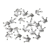 Maxbell 20 Pieces Charms Pendant Findings Beads Jewelry Making Crafts  Crown