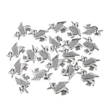 Maxbell 20 Pieces DIY Charms Pendant Findings Beads Jewelry Making Crafts Bird