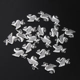 Maxbell 20 Pieces DIY Charms Pendant Findings Beads Jewelry Making Crafts Bird