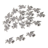 Maxbell 20 Pieces DIY Charms Pendant Findings Beads Jewelry Making Crafts Bird