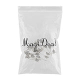 Maxbell 20 Pieces Stainless Steel Pendant Loose Beads Findings Spacer Broom