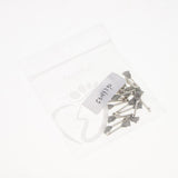 Maxbell 20 Pieces Stainless Steel Pendant Loose Beads Findings Spacer Broom