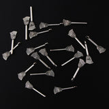 Maxbell 20 Pieces Stainless Steel Pendant Loose Beads Findings Spacer Broom