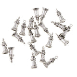 Maxbell 20 Pieces Stainless Steel Pendant Charms Beads Findings Supply Tower