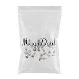 Maxbell 20 Pieces Stainless Steel Pendant Charms Beads Findings Supply Tower