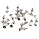 Maxbell 20 Pieces Stainless Steel Pendant Charms Beads Findings Supply Tower