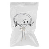 Maxbell Black PU Leather Western Cowboy Rodeo Bolo Tie Bola Necklace Antique Brass