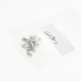Maxbell 5 Pairs Assorted Ball 2mm-6mm Disc Ball Stainless Steel Earring Studs Silver