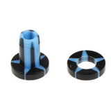 Maxbell 6 Pairs Colorful Acrylic Screw Fit Ear Tunnel Plug Stretcher Expander 3mm