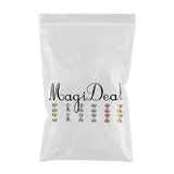 Maxbell 6 Pairs Colorful Acrylic Screw Fit Ear Tunnel Plug Stretcher Expander 3mm