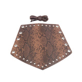 Maxbell Punk Rock Gothic Leather Wrist Bracer Guards Arm Protector Wristband Coffee