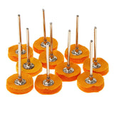 Maxbell 10Pcs/Pack Polishing Buffing Pad Fabric Wheel Jewelry Polishing Tool 4