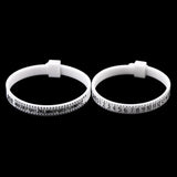 Maxbell Plastic Finger Ring Band Gauge Sizer Jewelry Wrist Size Measure Tool US 1-17