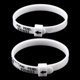 Maxbell Plastic Finger Ring Band Gauge Sizer Jewelry Wrist Size Measure Tool US 1-17