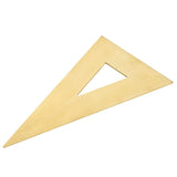 Maxbell Mini Brass Math Geometry Ruler Jewelry Measuring Tool Right Triangle