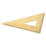 Maxbell Mini Brass Math Geometry Ruler Jewelry Measuring Tool Right Triangle