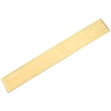 Maxbell Mini Brass Math Geometry Ruler Jewelry Measuring Tool Straight Ruler