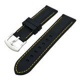 Maxbell Silicone Rubber Waterproof Sport Watch Band Strap Replacement Wristband 26mm