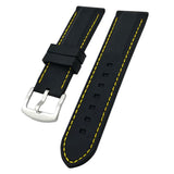 Maxbell Silicone Rubber Waterproof Sport Watch Band Strap Replacement Wristband 20mm