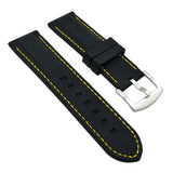 Maxbell Silicone Rubber Waterproof Sport Watch Band Strap Replacement Wristband 20mm