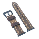 Maxbell Replacement Genuine Leather Watch Band Strap for Apple Watch iWatch 42mm