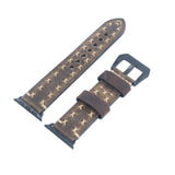 Maxbell Replacement Genuine Leather Watch Band Strap for Apple Watch iWatch 42mm