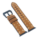 Maxbell Replacement Cow Leather Wrist Band Strap for Apple Watch iWatch Series 38mm