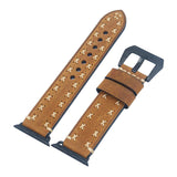 Maxbell Replacement Cow Leather Wrist Band Strap for Apple Watch iWatch Series 38mm