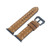 Maxbell Replacement Cow Leather Wrist Band Strap for Apple Watch iWatch Series 38mm