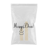 Maxbell Beige Nylon Watch Band Stainless Steel 3-ring Buckle Wristband Replace 24mm