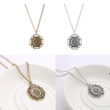 Maxbell Fruit of Life Charms Amulet Pendant Chain Necklace Talisman Jewelry Gold