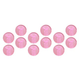 Maxbell 12 Piece Round Box Jewelry Earring Ear Studs Weddings Birthday Gift Pink