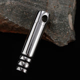 Maxbell Cylinder Shape Stainless Steel Cremation Ashes Urn Pendant Keepsake