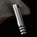 Maxbell Cylinder Shape Stainless Steel Cremation Ashes Urn Pendant Keepsake