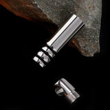 Maxbell Cylinder Shape Stainless Steel Cremation Ashes Urn Pendant Keepsake